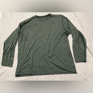 Nike Forest Green Long Sleeve Shirt